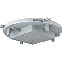 KAISER  Přední kryt, HaloX 100, čtvercový 68 x 68 mm, do betonu