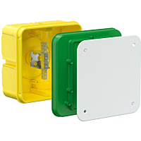 KAISER  Krabice ekvipotencionální zemnící 10² 128x128x80 mm, do betonu
