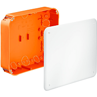 KAISER  Krabice obdelníková 235x205x72 mm s víkem, do dutých stěn