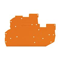 WAGO Bočnice 2020-2292 koncová a separátor 1 mm, oranžová
