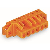 WAGO Konektor 232-281/031-000 pružinový THT úhlové provedení rozteč 508 mm oranžová