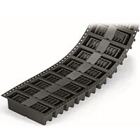 WAGO Konektor 734-266/105-604/997-407 s pájecími piny THR Pájecí kontakt 1,0 × 1,0 mm Úhlové provedení, černá
