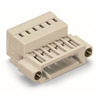 WAGO Konektor 734-324/109-000 1vodičový s pájecími piny CAGE CLAMP® 1,5 mm², šedá