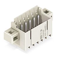 WAGO Konektor 2091-1412/205-000 s pájecími piny THR Pájecí kontakt O 1 mm Rovné provedení, šedá