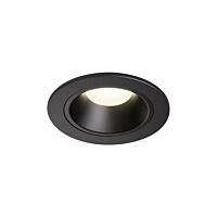 SLV Svítidlo LED NUMINOS® DL S, vnitřní  zápustné stropní  černá/černá 4000 K 55°