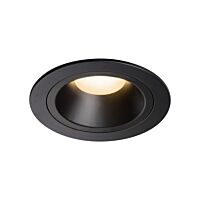 SLV Svítidlo LED NUMINOS® DL M, vnitřní  zápustné stropní  černá/černá 2700 K 55°