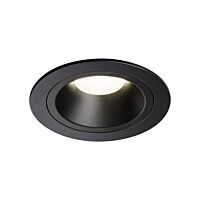 SLV Svítidlo LED NUMINOS® DL M, vnitřní  zápustné stropní  černá/černá 4000 K 20°