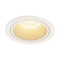 SLV Svítidlo LED NUMINOS® DL L, vnitřní  zápustné stropní  bílá/bílá 3000 K 20°