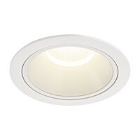 SLV Svítidlo LED NUMINOS® DL XL, vnitřní  zápustné stropní  bílá/bílá 4000 K 20°
