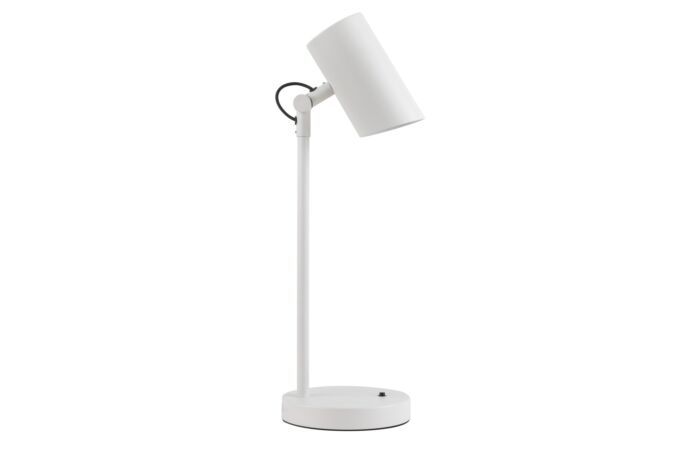 KANLUX Svítidlo stolní AGZAR E14 W 5W 220V E14 bílá ocel