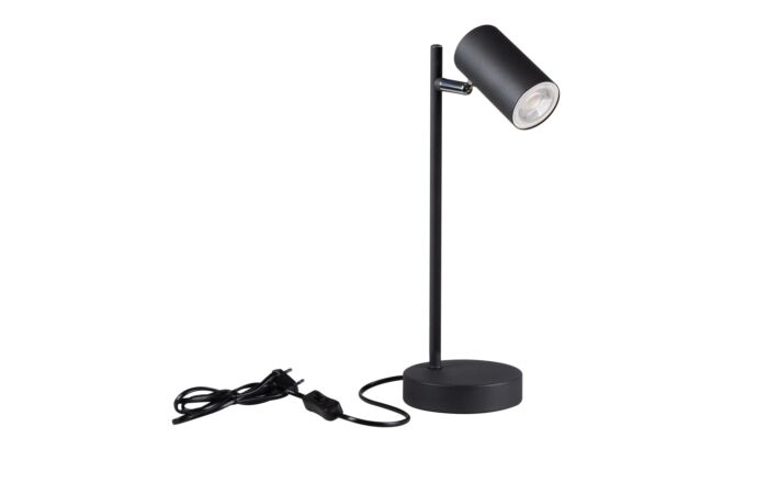 KANLUX Svítidlo EVALO TL GU10 B-SR lampa stolní 10W 220V AC GU10 PAR16 IP20 černá