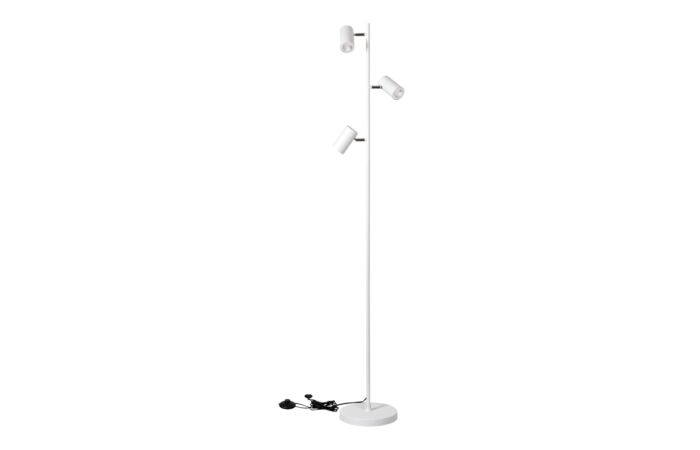 KANLUX Svítidlo EVALO FL 3xGU10 W-SR lampa stojací 3x10W 220V AC GU10 PAR16 1540mm IP20 bílá