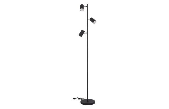 KANLUX Svítidlo EVALO FL 3xGU10 B-SR lampa stojací 3x10W 220V AC GU10 PAR16 1540mm IP20 černá