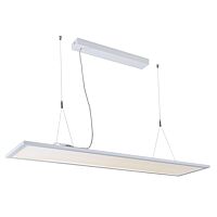 MODUS Q LED panel nanoprizma  závěsný obdélník C direkt / indirekt  2x LED 838 eloxdriver 1050mA montura se závěsy