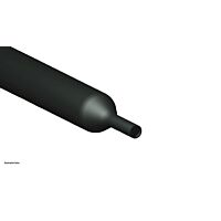CIMCO Smršťovací černý návlek 3:1 tyč 13,0 - 39,0 mm (1 m)