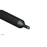 CIMCO Smršťovací černý návlek s lepidlem 3:1 tyč 1,0 - 3,2 mm (1,22 m)