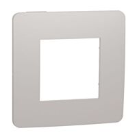 SCHNEIDER Rámeček Unica Color  jednonásobný, světle šedý/bílý