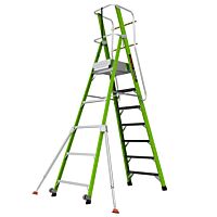 LITTLE GIANT Žebřík STADIUM Ladder 7 Step plošinový, výška stání 195 cm