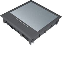 TEHALIT Víko VQ12059005 podlahové krabice Q12, černá