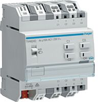 Spínaný žaluziový výstup KNX easy, 4-nás