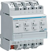 Spínaný žaluziový výstup KNX easy, 6-nás