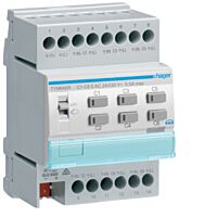 Řízení vytápění 6-nás. KNX, s regulátore