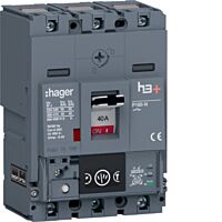 Kompaktní jistič h3+ P160 Energy 40 kA,