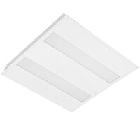 MODUS ID, vestavné - 600, čtverec A, kryt nanoprizma,2 zdroje, LED V1, teplá  bílá, nestmívatelný driver 700mA, ISODOM3