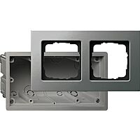 Rámeček GIRA 2882202 dvojnás. nerez