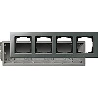 Rámeček GIRA 2884202 čtyřnás. nerez