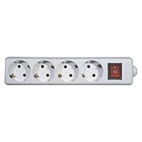 EMOS Zásuvka čtyřnásobná  DG-DC04K schuko
