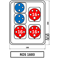 Skříň SEZ ROS 1603 zásuvková