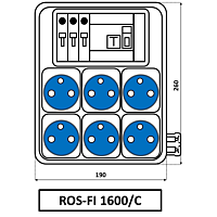 Skříň SEZ ROS FI-1600 zásuvková