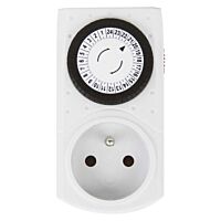 EMOS Zásuvka spínací 15FD/3A 230V/16A časovač mechanický IP20