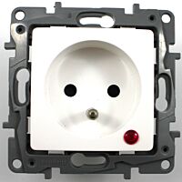 LEGRAND Zásuvka NILOÉ S64527 PO bílá