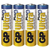GP Baterie tužková ALKALINE ULTRA Plus 1,5V AA blistr 4ks