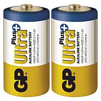 GP Baterie malý mono Ultra Plus Alkaline LR14 C 1,5V balení 2ks