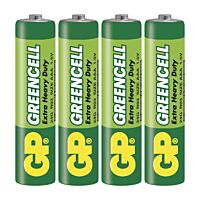 GP Baterie mikrotužková GREENCELL 24G (R03) 1,5V AAA blistr 4ks