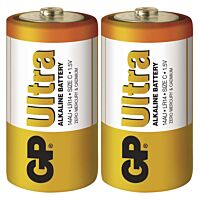 GP Baterie malý mono Ultra ALKALINE LR14 C 1,5V balení 2ks