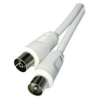 EMOS Kabel TV propojovací 1,25m anténní koaxiální rovná vidlice