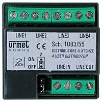 URMET Distributor 1083/55 pro 4 účastníky