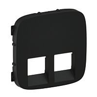 LEGRAND Kryt 755428 VALENA ALLURE 2XRJ11/RJ45 černá