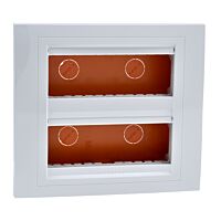 SCHNEIDER Jednotka Unica centrální zapuštěná 2 řady x 6 modulů, polar