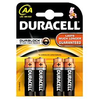 DURACELL Baterie tužková LR6 BASIC 1,5V AA blistr 4ks