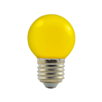 Žár.LED 1W-8 E27 230V 330° žlutá