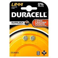 DURACELL Baterie  knoflíková ALKALINE LR44 1,5V blistr 2ks