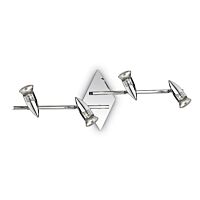 Sví. ALFA 4x50W GU10 IP20 chrom 089584