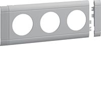 Přístrojový rámeček trojzásuvky 80mm, sv