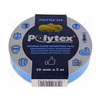 ANTICOR Páska POLYTEX 19x1,5mm lepící oboustranná 5m