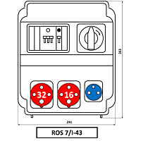 Skříň ROS 7/I-43(0-1)